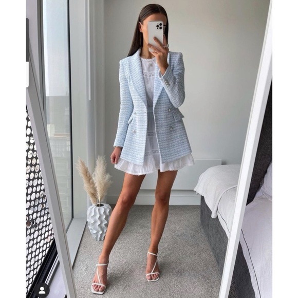 Zara textured plaid blazer - Picture 14 of 14